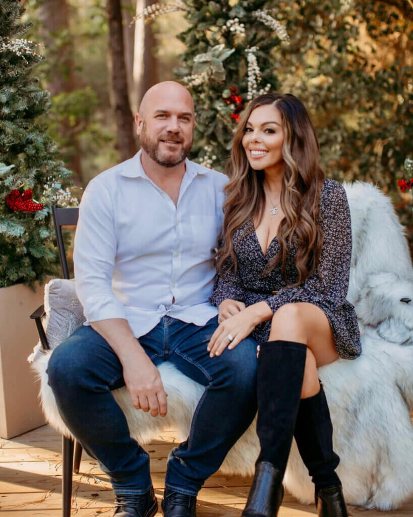 A young couple who were able to find a new home with the military family support offered by Armed Forces Across America