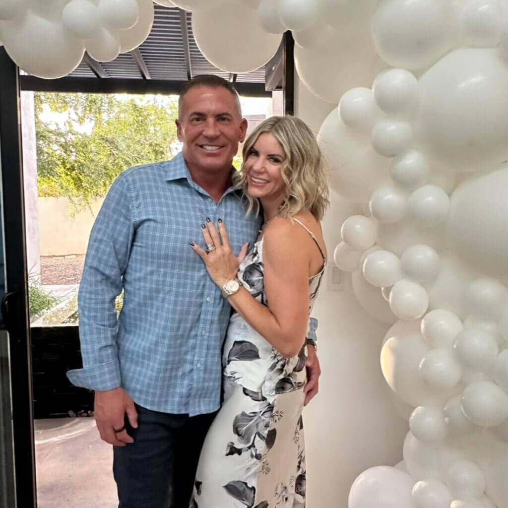A military couple who used the services of Armed Forces Across America to find a home